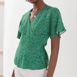 & Other Stories Wrap Top